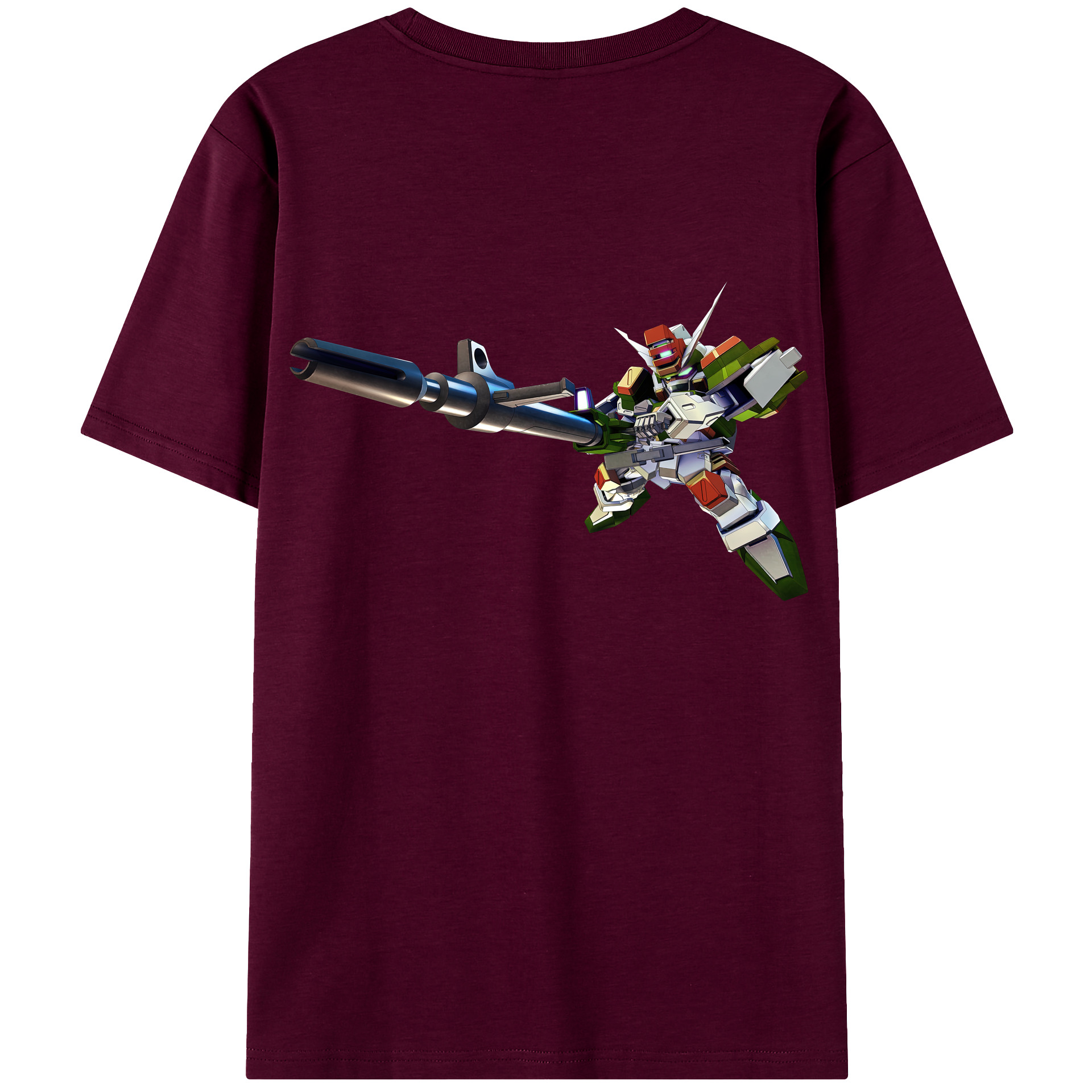 （画像用） 機動戦士ガンダム Mobile Suit Gundam レディース半袖Tシャツ(バックプリント)